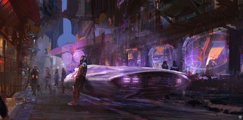science fiction, cyberpunk, fantasy art, cyber, digital art