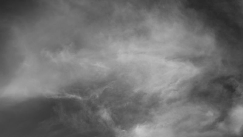 sky, clouds, bw, gray, 4k