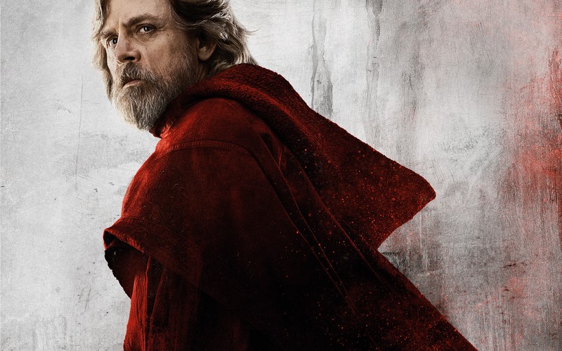 Star Wars: The Last Jedi, Star Wars, Luke Skywalker, movies, Mark Hamill, Star Wars Heroes, Jedi, beard, 2017 (Year)