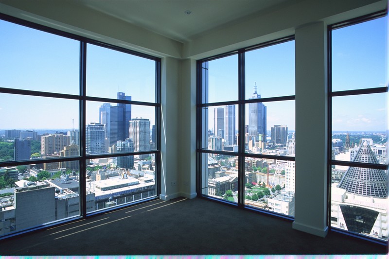 interior design, construction site, skyscraper, window