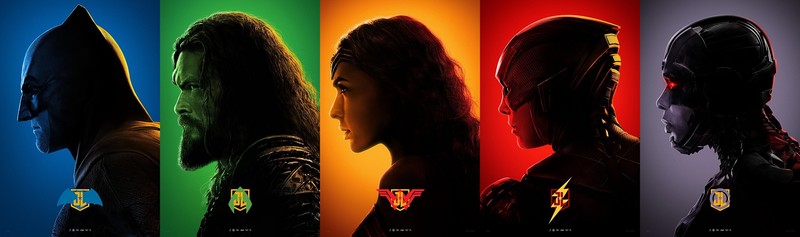 Justice League (2017), DC Comics, Justice League, colorful