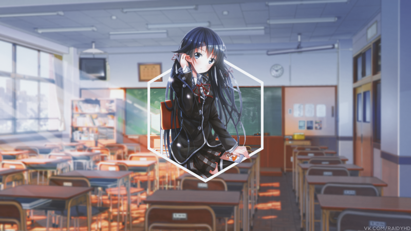 anime, anime girls, picture-in-picture