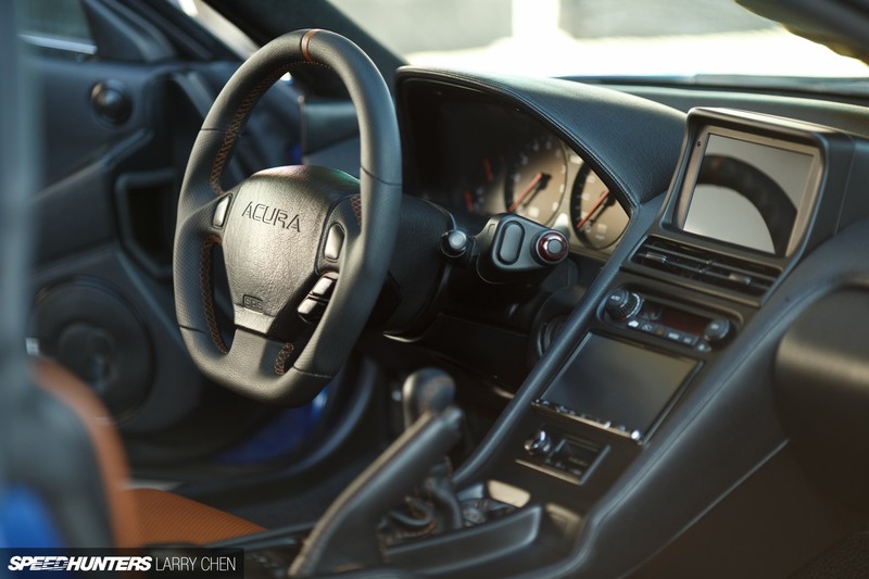 car, vehicle, Speedhunters, acura, Acura NSX, depth of field, car interior