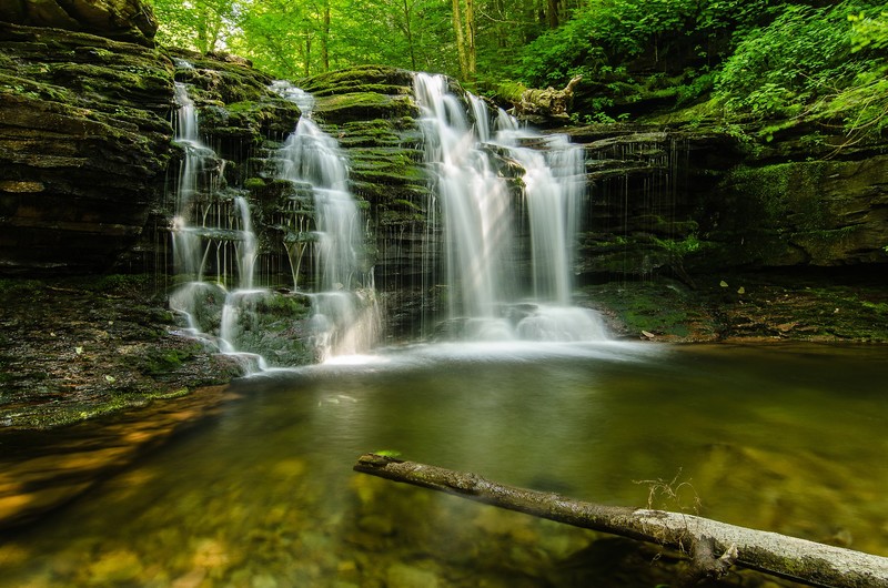 waterfall, nature, water