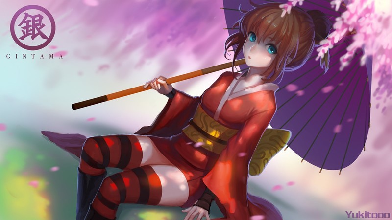Gintama, anime girls, Kagura (Gintama)