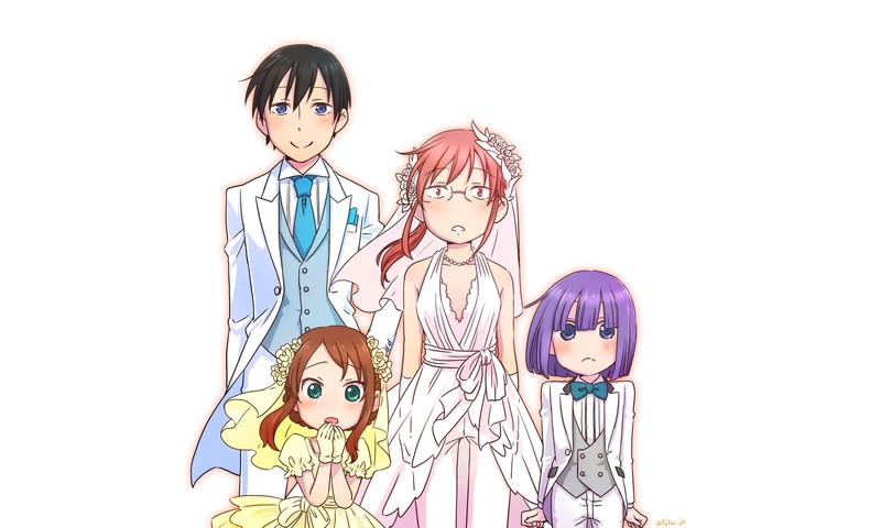 Kobayashi-san Chi no Maid Dragon, Kobayashi (Kobayashi-san Chi no Maid Dragon), Magado Shōta, Takiya Makoto, anime girls