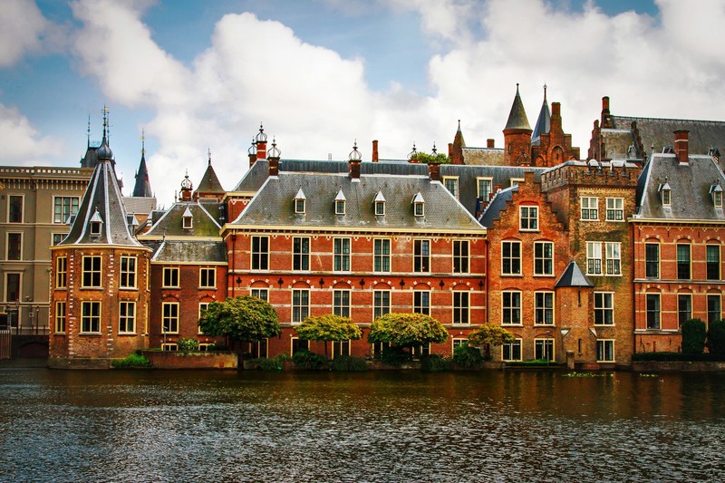 old building, water, city, cityscape