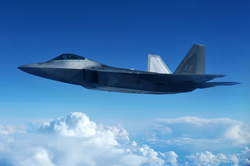 airplane, military, aircraft, US Air Force, Lockheed Martin F-22 Raptor