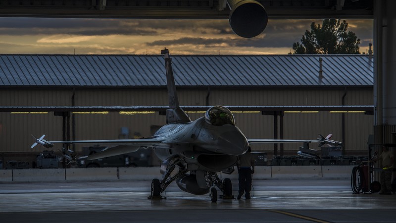 airplane, military, aircraft, US Air Force, General Dynamics F-16 Fighting Falcon