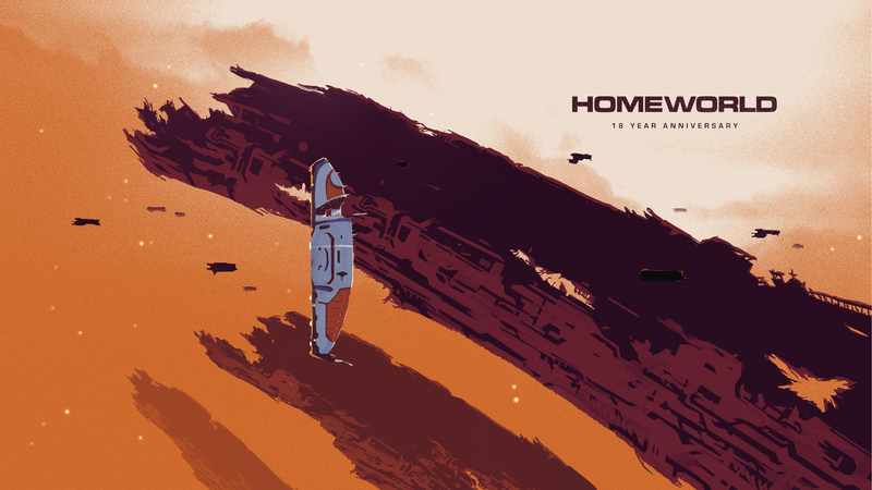 Homeworld, science fiction, spaceship, computer game