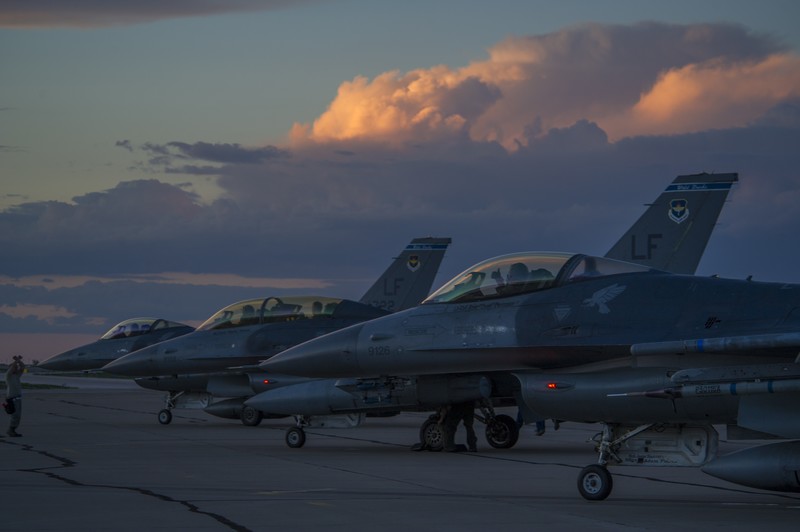 airplane, military, aircraft, US Air Force, General Dynamics F-16 Fighting Falcon