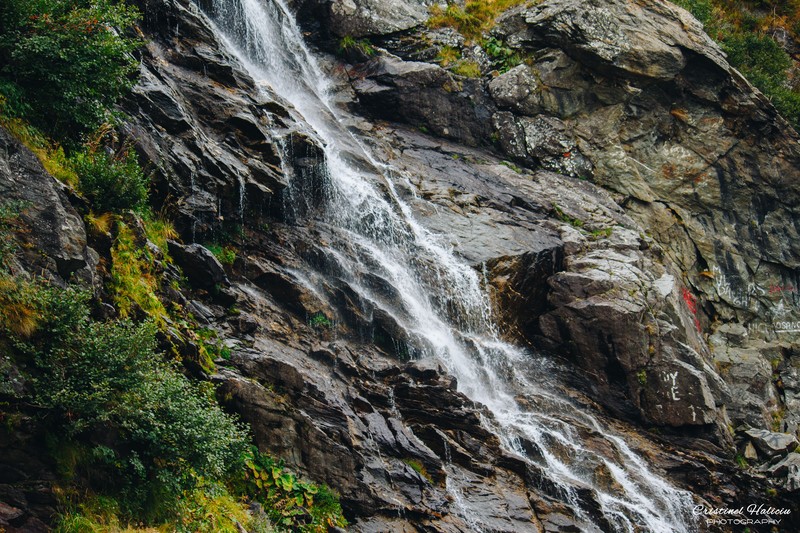 mountains, mountain pass, landscape, nature, waterfall, Romania, outdoors