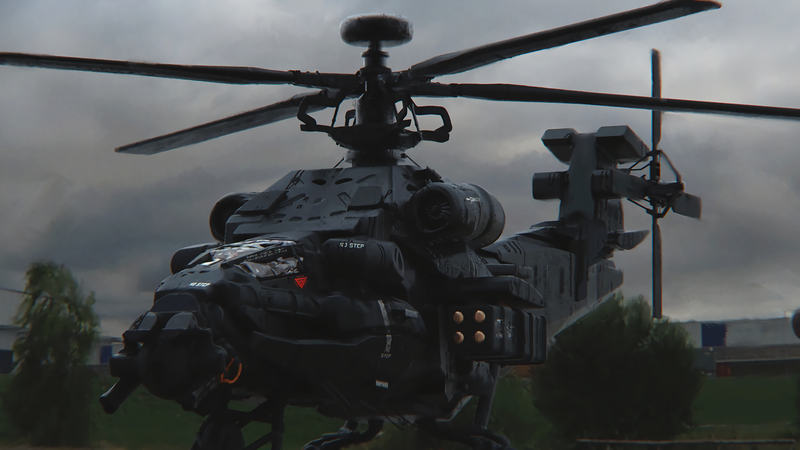 digital art, helicopters, vehicle, military, military aircraft