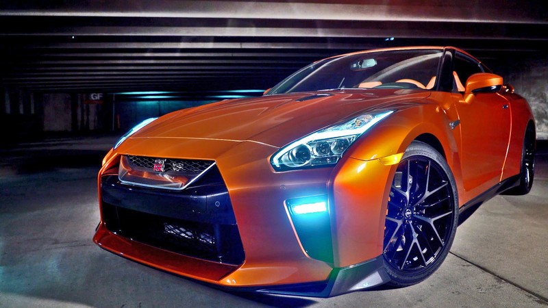 Nissan GTR, Nissan GT-R NISMO, Nissan, car, vehicle, orange cars