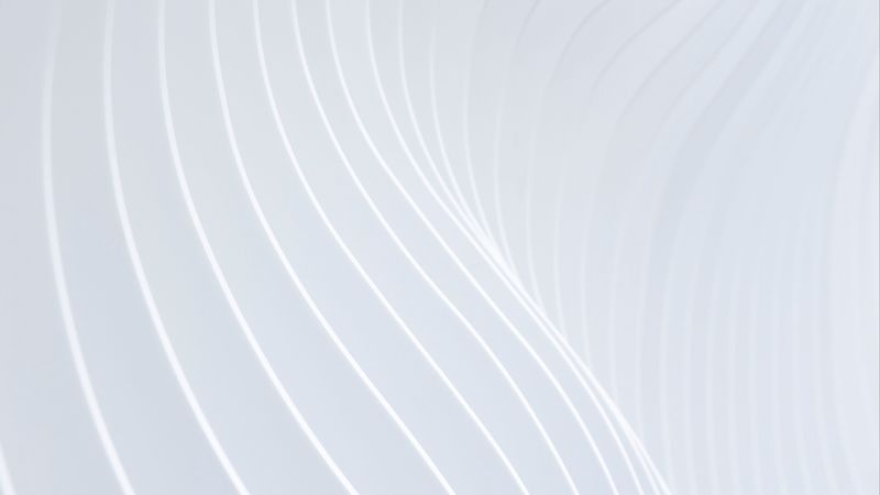 lines, wavy, white, minimalism, surface, 4k