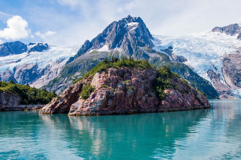 landscape, lake, nature, mountains, water