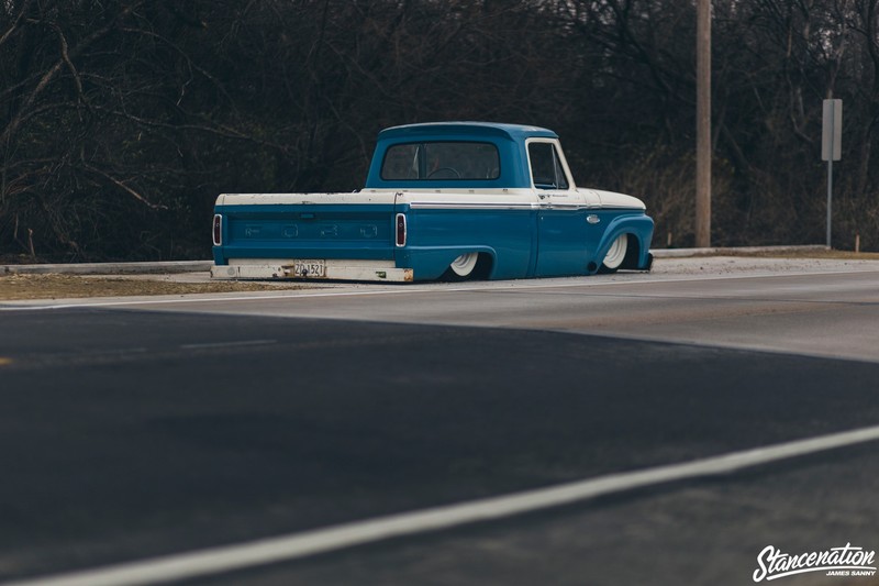 StanceNation, car, vehicle, pickup trucks, Ford, Ford F-100, classic car