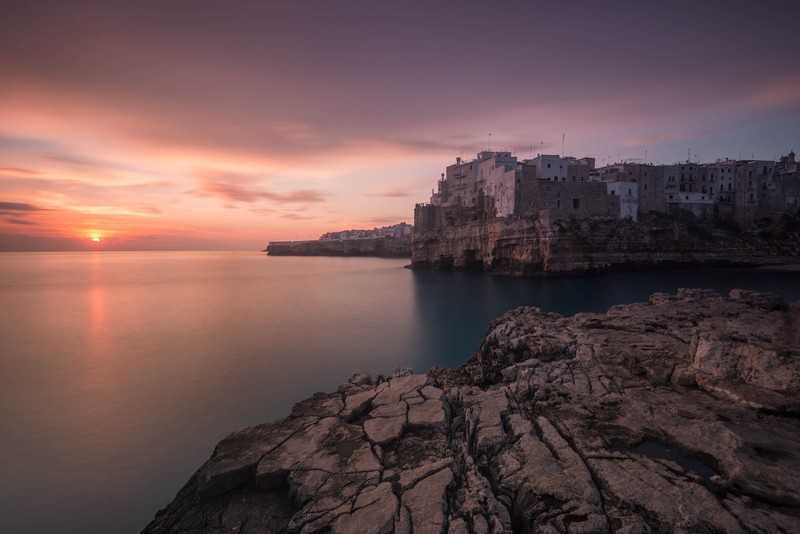 Italy, sky, sea, sunlight, old building