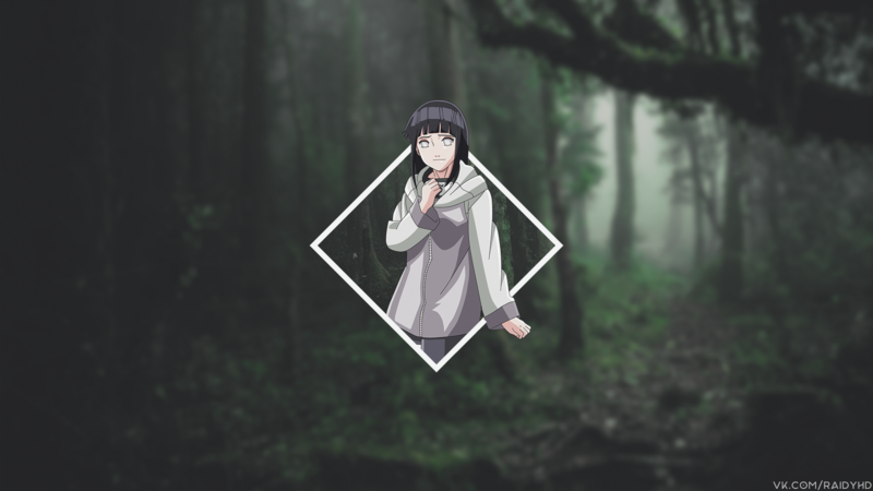 anime, anime girls, picture-in-picture, Hyuuga Hinata, Road to Ninja: Naruto the Movie