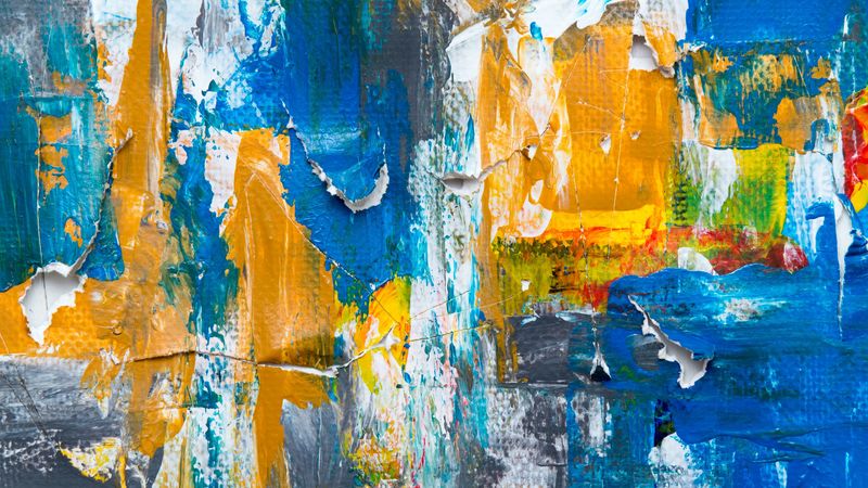 canvas, paint, brush strokes, colorful, abstract, modern art, 4k