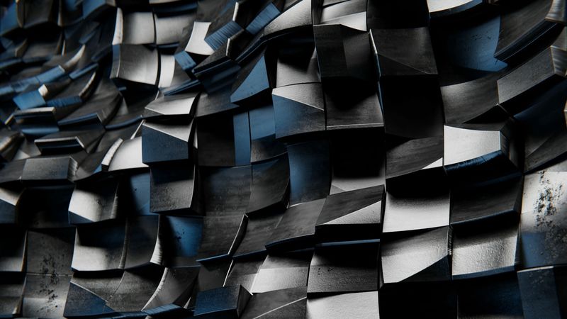 metal, relief, volume, 3d, 4k
