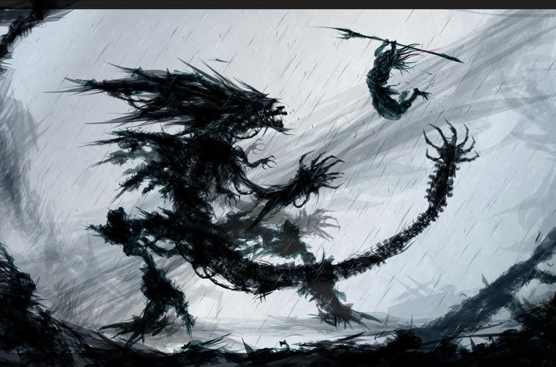Alien vs. Predator, aliens, artwork, fantasy art
