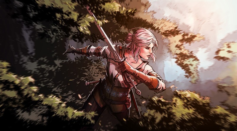 artwork, fan art, Cirilla Fiona Elen Riannon, The Witcher, The Witcher 3: Wild Hunt, Cirilla, Ciri