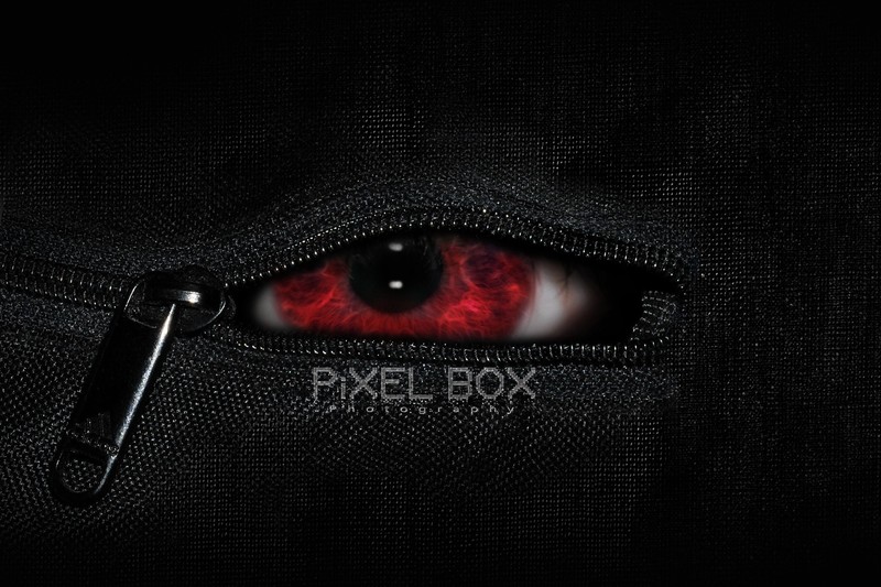 horror, eyes, red eyes, selective coloring