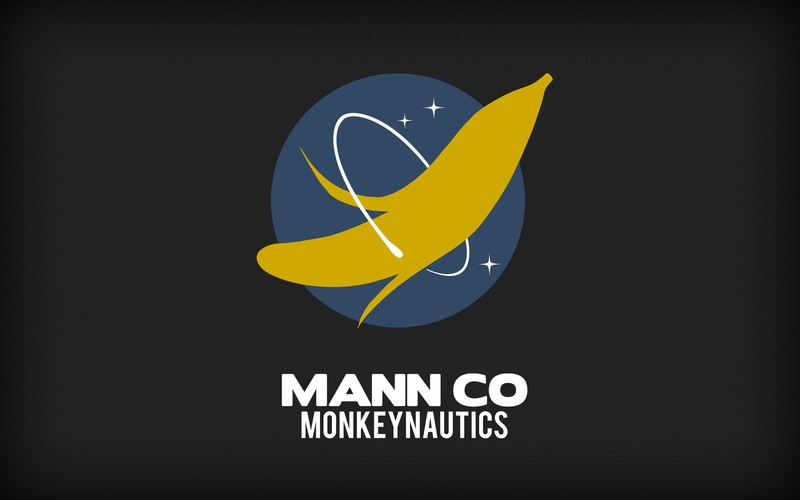 Team Fortress 2, bananas, PC gaming, simple background
