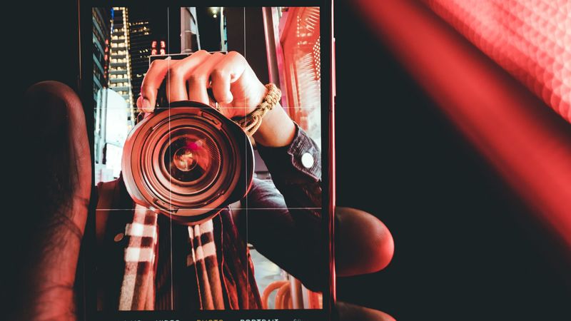 phone, hand, photo, focus, blur, bokeh, 4k