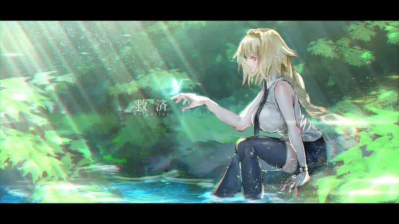 Fate Series, Fate/Apocrypha, anime girls, Ruler (Fate/Apocrypha), Jeanne dArc