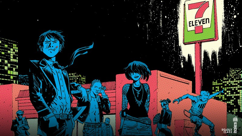 Deadly Class, comics, smoking, love
