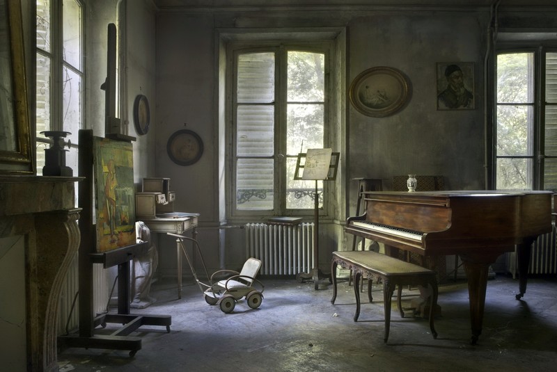 room, interior, piano, musical instrument