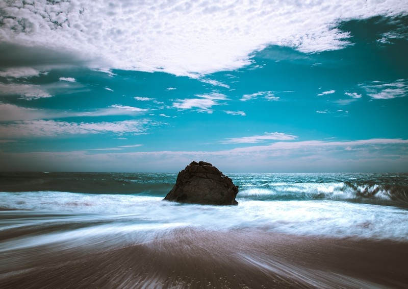 nature, water, beach, rock