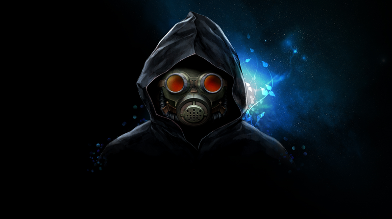 hoods, mask, stars, dark