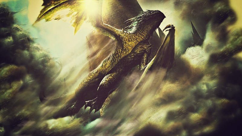 dragon, fantasy art, fan art, artwork