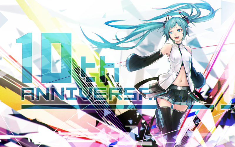 Vocaloid, Hatsune Miku, anime girls, anime, miniskirt, long hair
