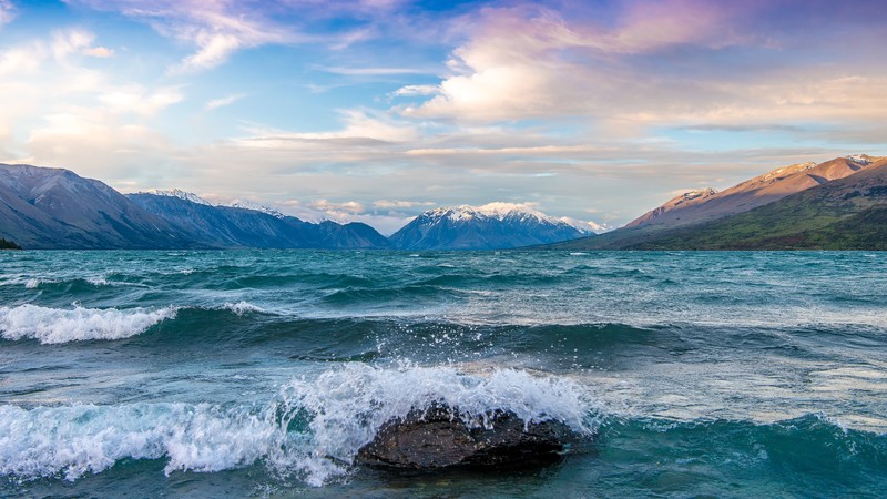 landscape, Ultra  HD, sea, waves