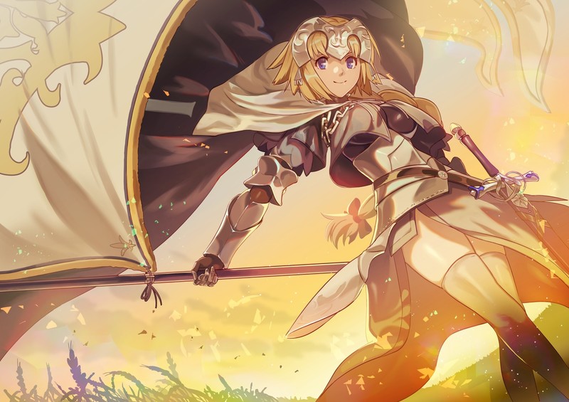 Fate/Apocrypha, anime girls, Ruler (Fate/Apocrypha), Fate Series