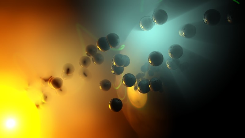 abstract, balls, render, CGI