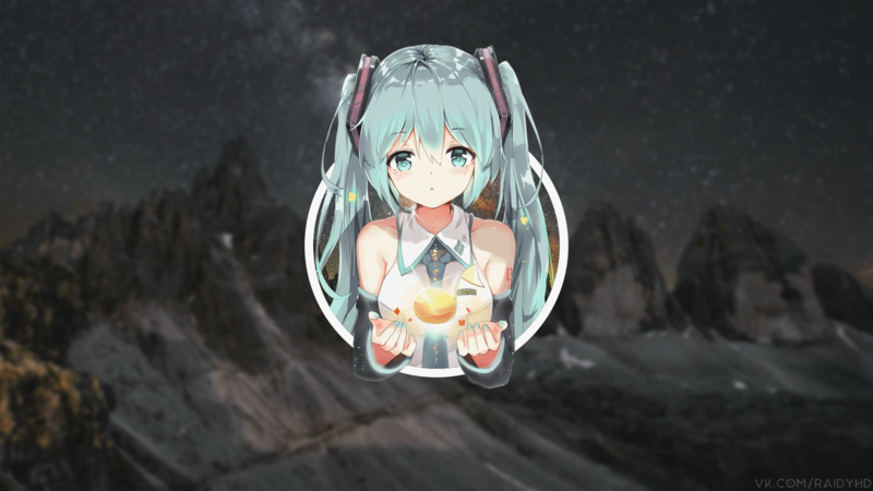 anime, anime girls, Hatsune Miku, picture-in-picture