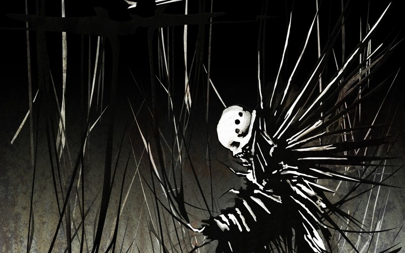 Blame!, Tsutomu Nihei, dark, skull, anime