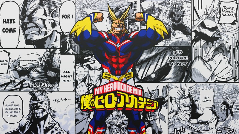 anime, Boku no Hero Academia, all might