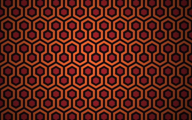 pattern, abstract, hexagon, The Shining, Stanley Kubrick, vector