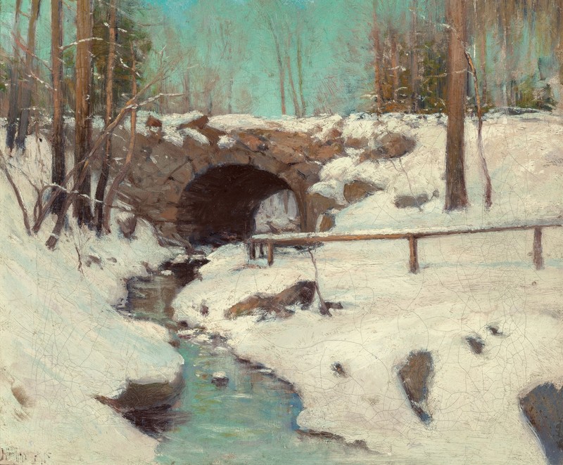 Julian Onderdonk, classic art, winter, snow, painting