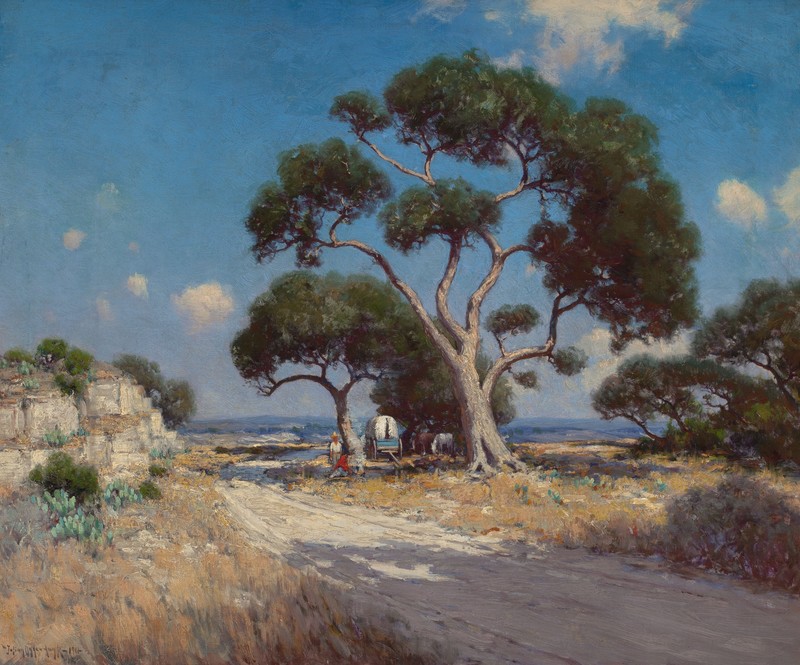 Julian Onderdonk, classic art, trees, nature, painting