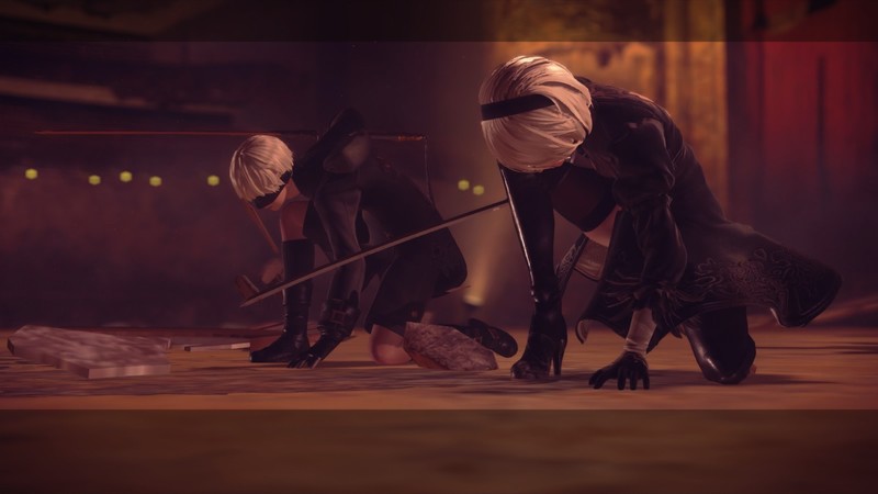 Nier: Automata, 2B (Nier: Automata), NieR, screen shot