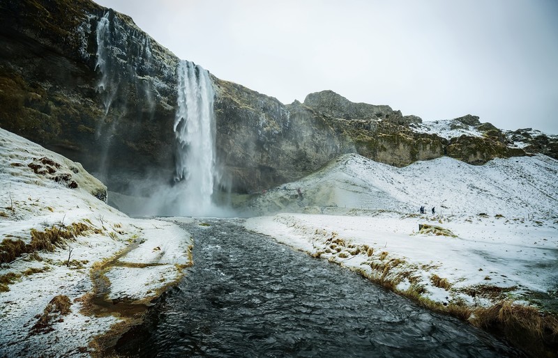 nature, waterfall, landscape