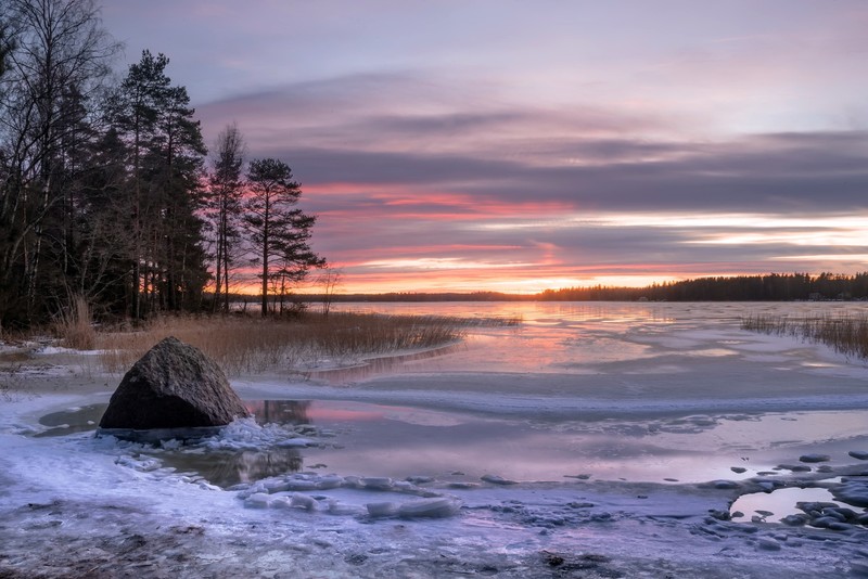 winter, cold, landscape, ice, nature