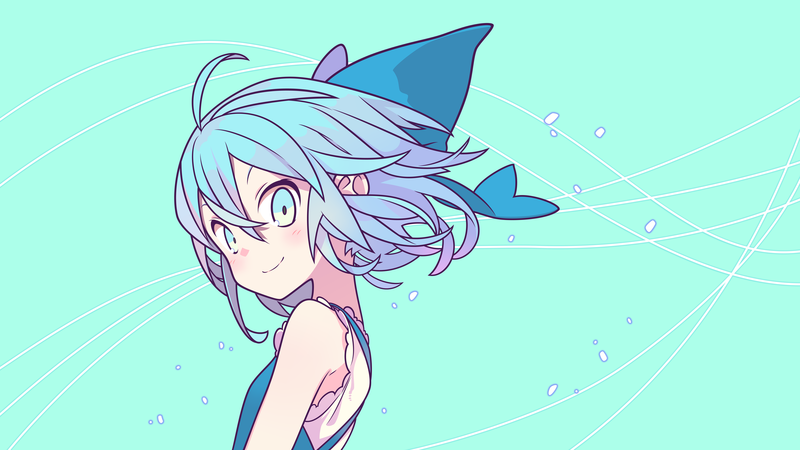 Touhou, Cirno, wings